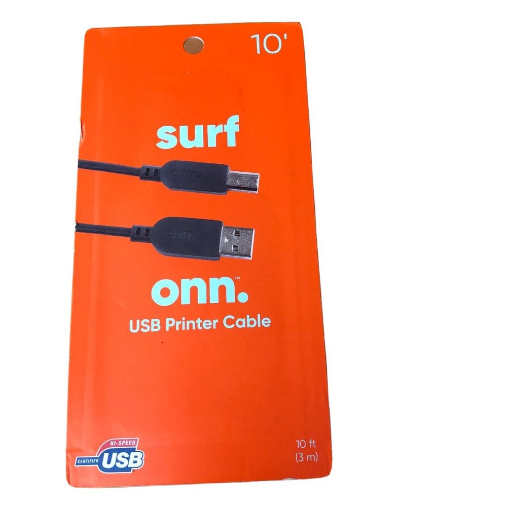 Surf Onn USB Cable 10'